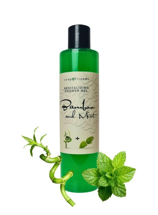 Soap&Friends Bamboo and Peppermint Shower Gel with Moisturizing Avocado Oil - 250 ml