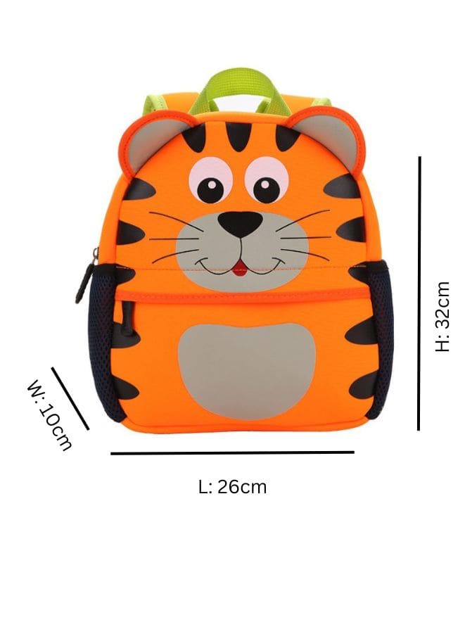 Toddler Backpack for Little Kids Water Resistance Kindergarten Preschool Cute Animal Cartoon Backpacks for Boys and Girls, Tiger Fatio General Trading