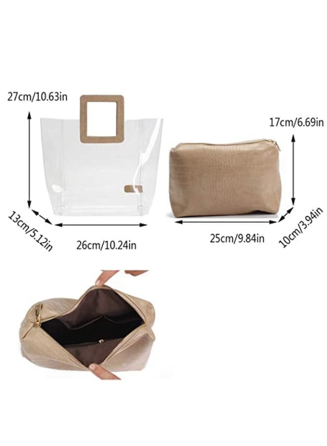 Transparent Leather Bag for Women - Stay Fashionable While Keeping Your Belongings Organized Fatio General Trading