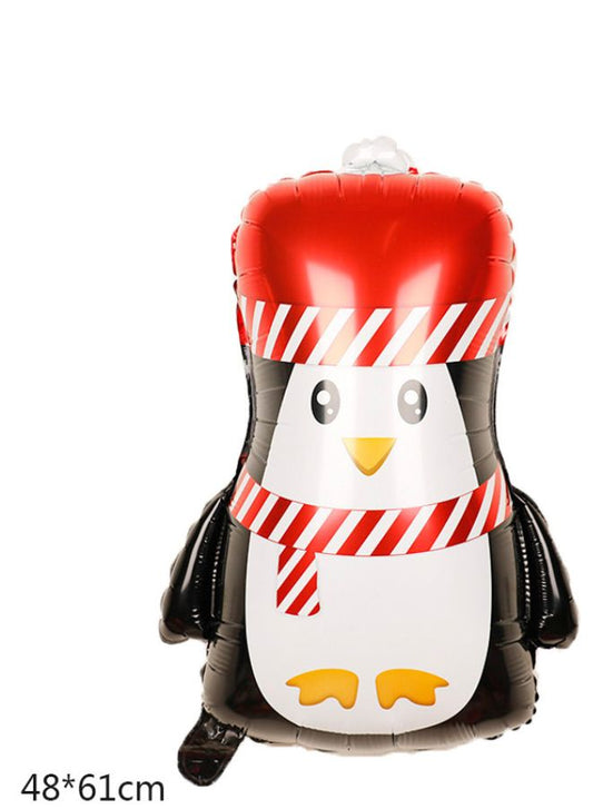 Penguin Christmas Foil Balloon Party Supplies – Fun Holiday Decoration for Christmas Parties