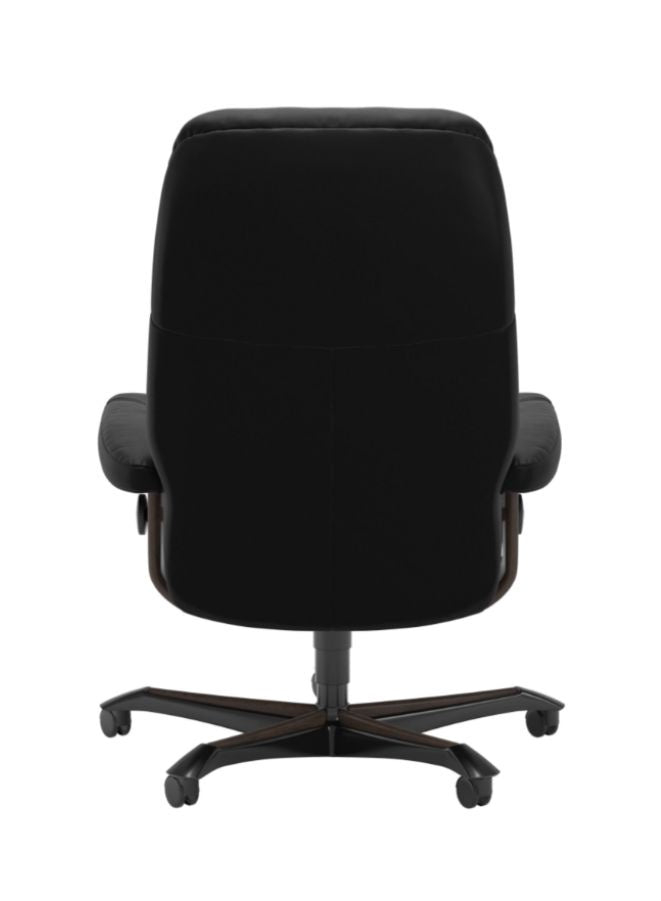 Stressless Consul Leather Office Chair - back