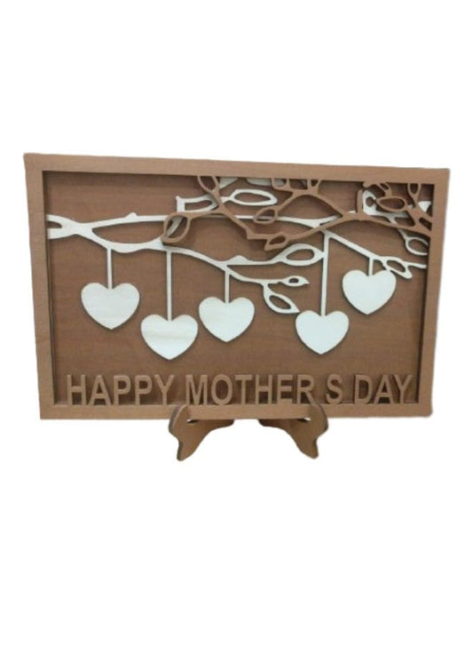 Unique Gifts for Mothers, Wooden Family Tree with Heart, The best gift ideas for birthdays, Mother's Day Fatio General Trading