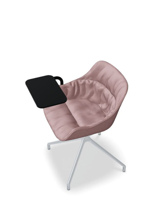 Baltic Soft Duo Chair with Polished Aluminum Base (Customizable)