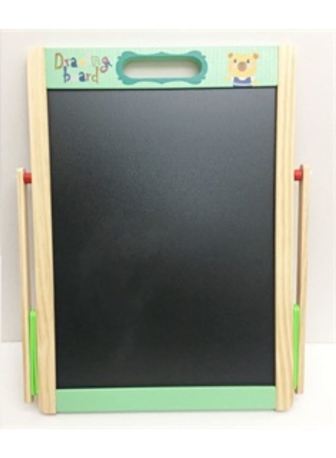 Wooden Portable Magentic Writing Board Blackboard Two in One Fatio General Trading