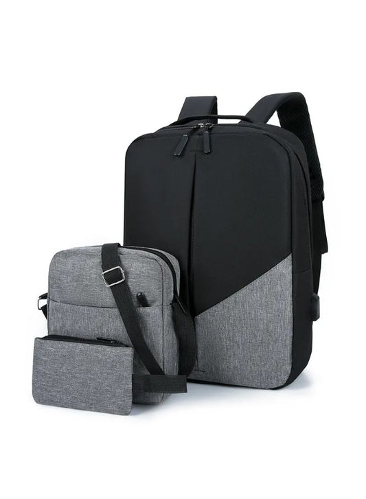 3 Pcs Laptop Bag with a Sling Bag and Small Pouch for 15.6 Inch Laptop