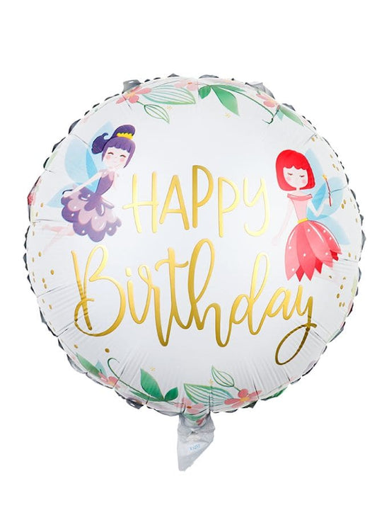 1 pc 18 Inch Birthday Party Balloons Large Size Happy Birthday Girls Foil Balloon Adult & Kids Party Theme Decorations for Birthday, Anniversary, Baby Shower Fatio General Trading