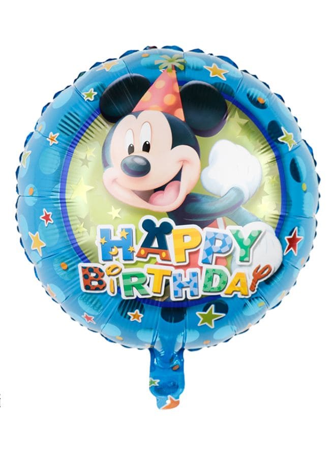 1 pc 18 Inch Birthday Party Balloons Large Size Mickey Happy Birthday Foil Balloon Adult & Kids Party Theme Decorations for Birthday, Anniversary, Baby Shower Fatio General Trading