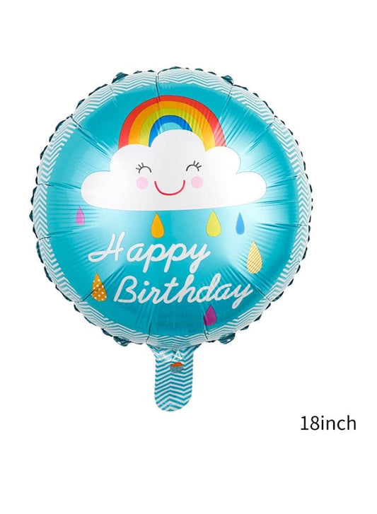 Happy Birthday Foil Balloon Blue