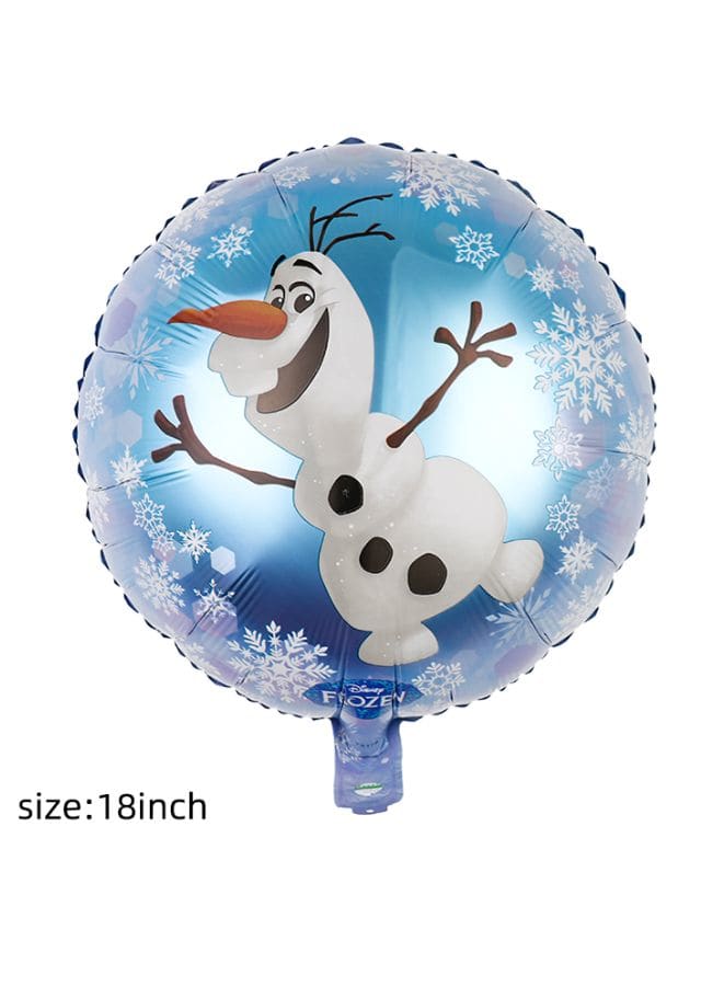 1 pc 18 Inch Birthday Party Balloons Large Size Snowman Foil Balloon Adult & Kids Party Theme Decorations for Birthday, Anniversary, Baby Shower Fatio General Trading