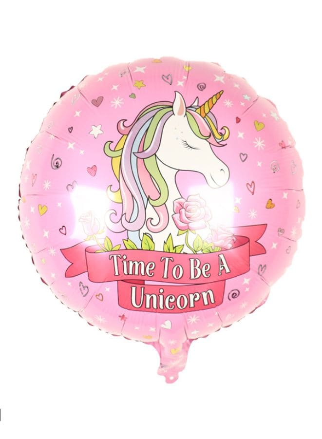 1 pc 18 Inch Birthday Party Balloons Large Size Unicorn Foil Balloon Adult & Kids Party Theme Decorations for Birthday, Anniversary, Baby Shower Fatio General Trading