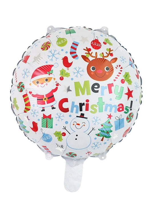 1 pc 18 Inch Christmas Party Balloons Large Size Merry Christmas Foil Balloon Adult & Kids Party Theme Decorations for Birthday, Anniversary, Baby Shower Fatio General Trading