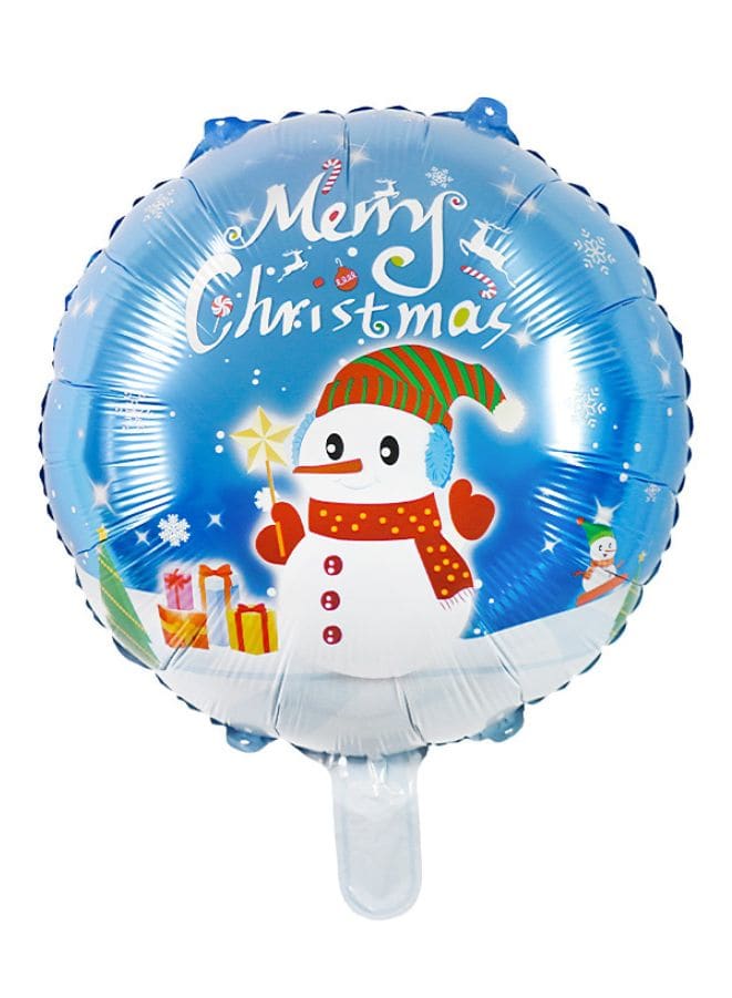 1 pc 18 Inch Christmas Party Balloons Large Size Merry Christmas Snowman Foil Balloon Adult & Kids Party Theme Decorations for Birthday, Anniversary, Baby Shower Fatio General Trading