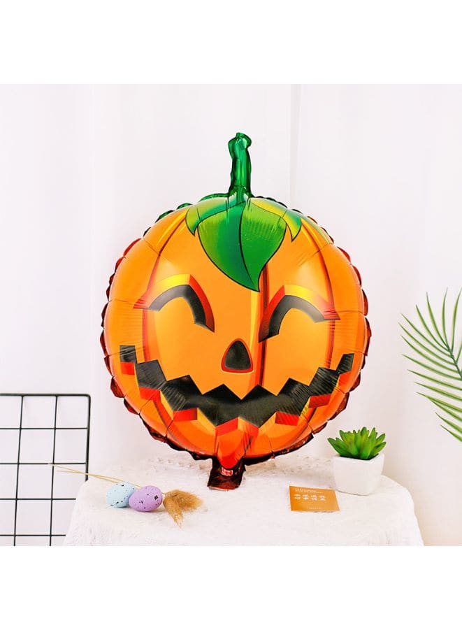 1 pc 18 Inch Birthday Party Balloons Large Size Halloween Pumpkin Foil Balloon Adult & Kids Party Theme Decorations for Birthday, Anniversary, Baby Shower Fatio General Trading
