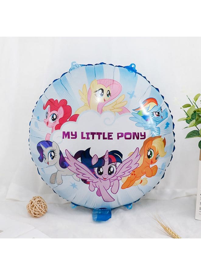 1 pc 18 Inch Birthday Party Balloons Large Size Little Pony Foil Balloon Adult & Kids Party Theme Decorations for Birthday, Anniversary, Baby Shower Fatio General Trading