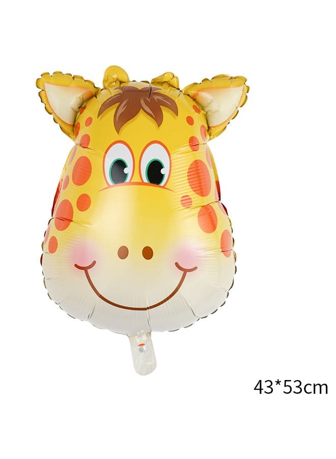 1 pc Birthday Party Balloons Large Size Giraffe Foil Balloon Adult & Kids Party Theme Decorations for Birthday, Anniversary, Baby Shower Fatio General Trading