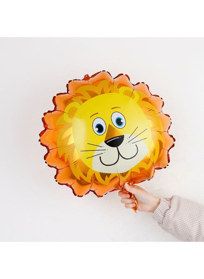 1 pc  Birthday Party Balloons Large Size Lion Foil Balloon Adult & Kids Party Theme Decorations for Birthday, Anniversary, Baby Shower Fatio General Trading