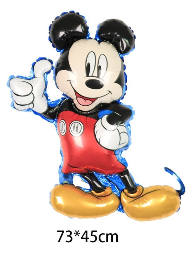 1 pc  Birthday Party Balloons Large Size Mickey Character Foil Balloon Adult & Kids Party Theme Decorations for Birthday, Anniversary, Baby Shower Fatio General Trading