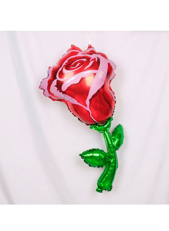 1 pc  Birthday Party Balloons Large Size Rose Foil Balloon Adult & Kids Party Theme Decorations for Birthday, Anniversary, Baby Shower Fatio General Trading