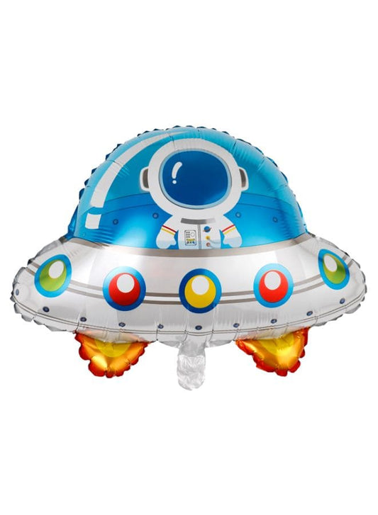 1 pc  Birthday Party Balloons Large Size Spaceship Foil Balloon Adult & Kids Party Theme Decorations for Birthday, Anniversary, Baby Shower Fatio General Trading