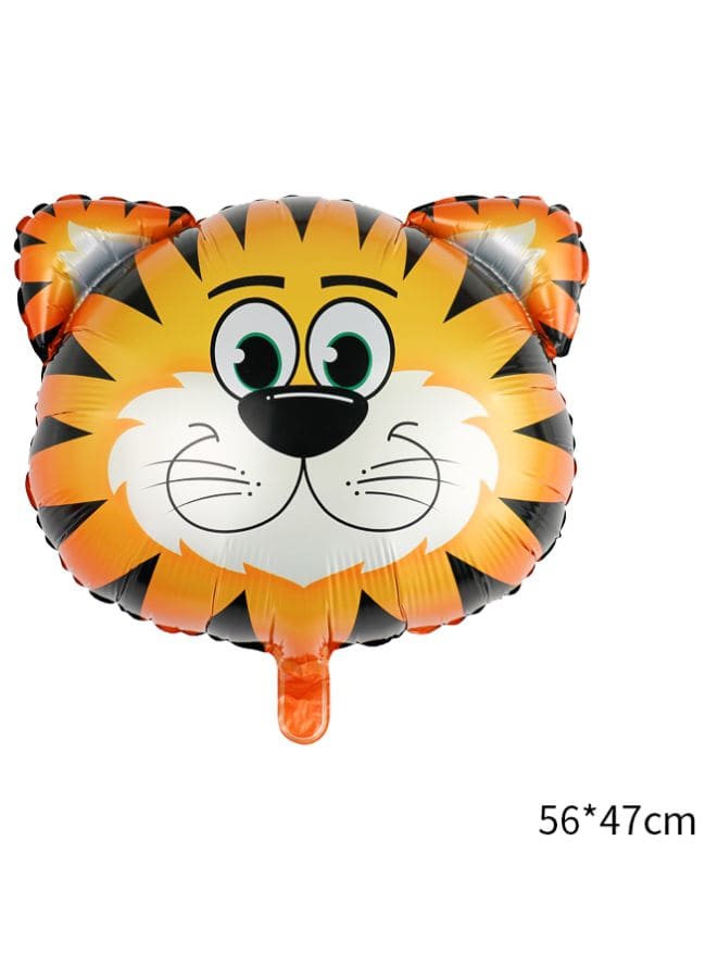 1 pc Birthday Party Balloons Large Size Tiger Foil Balloon Adult & Kids Party Theme Decorations for Birthday, Anniversary, Baby Shower Fatio General Trading