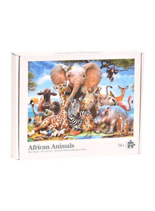 1000 Piece Animal World Jigsaw Puzzle with Unique Artwork for Kids And Adults Fatio General Trading