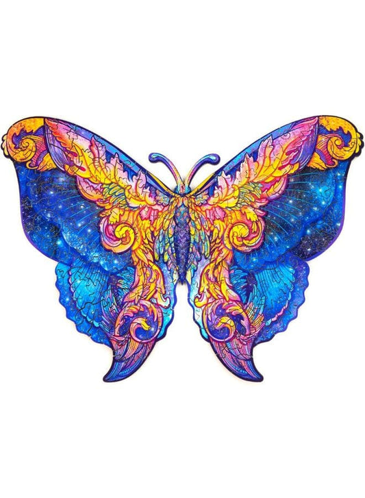 1000 Piece Blue Butterfly Jigsaw Puzzle with Unique Artwork for Kids And Adults Fatio General Trading