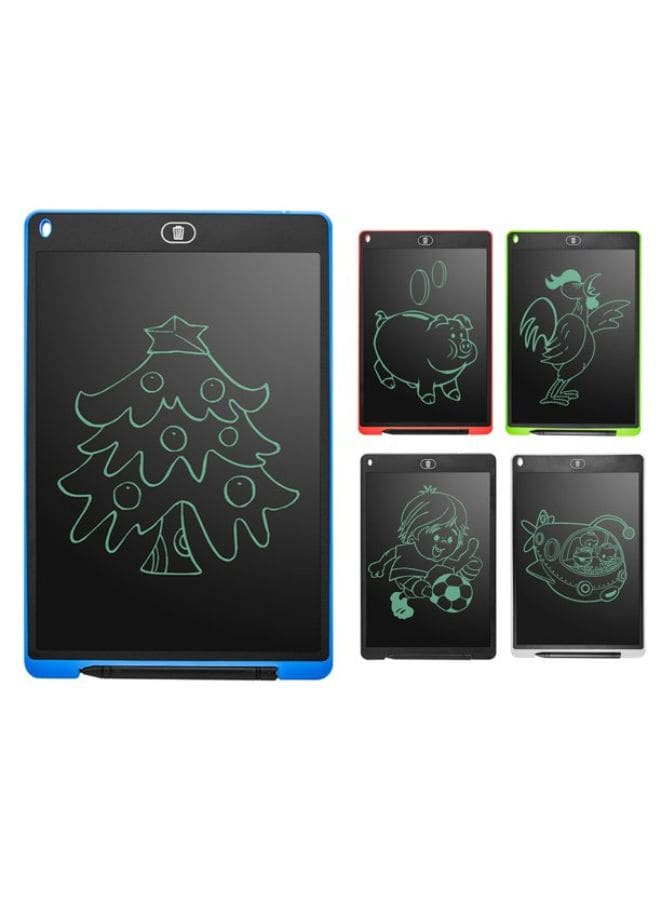 12 inch Writing Tablet Multifunctional Pressure Sensing ABS Protective LCD Drawing Board for Children,Blue - Fatio General Trading