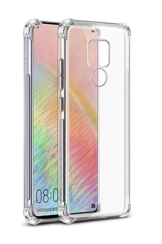 Case For Huawei Mate 20 Pro Case, Super-Slim, Reinforced Corners, Advanced Shock-Absorbent Scratch-Resistant Transparent Tpu Case Cover For Huawei Mate 20 Pro - Clear Fatio General Trading
