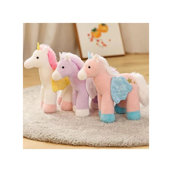 Pink Stuffed Soft Unicorn Toy