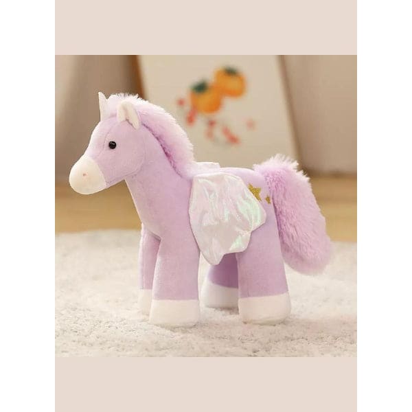 Purple Stuffed Soft Unicorn Toy
