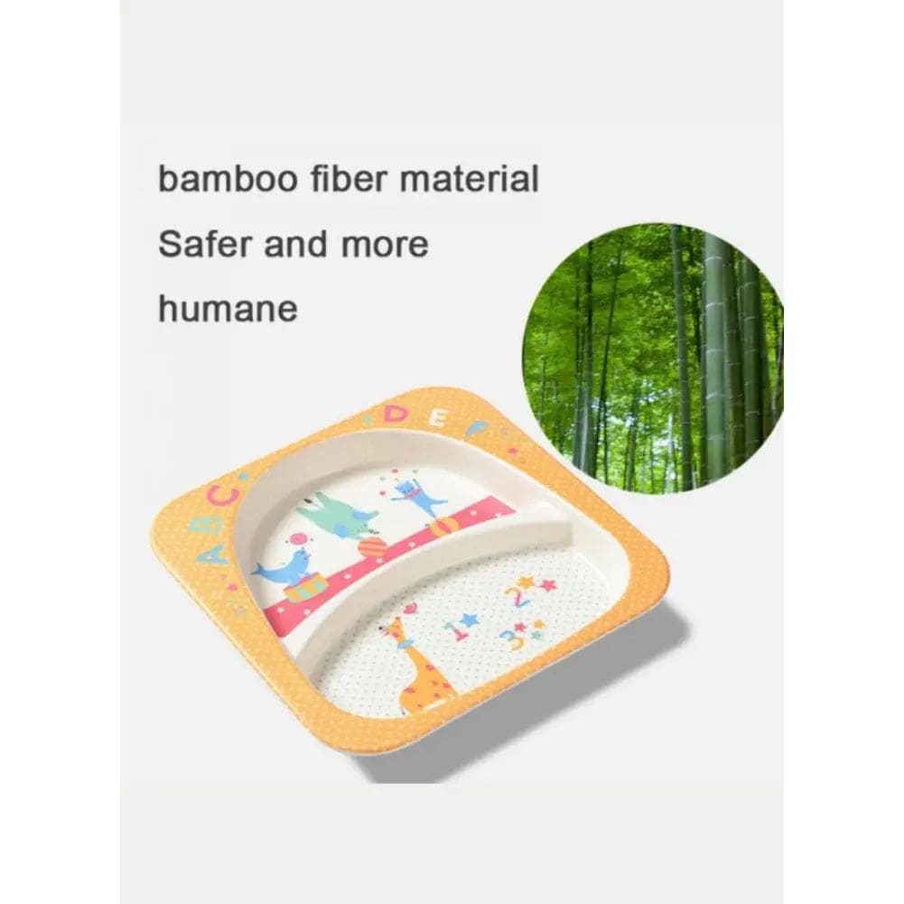 bamboo plate set for kids
