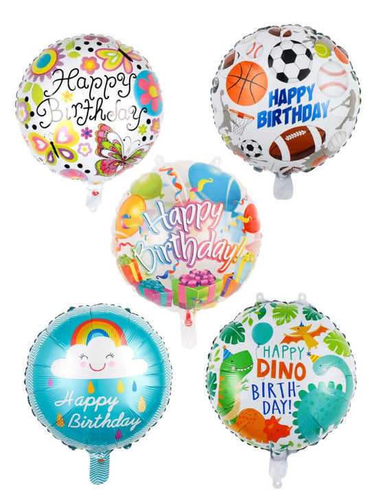 Birthday Bliss Guaranteed: Set of 5 Festive Happy Birthday Balloons for Unforgettable Celebrations