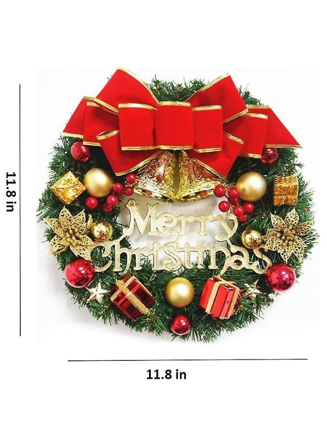 christmas wreath size