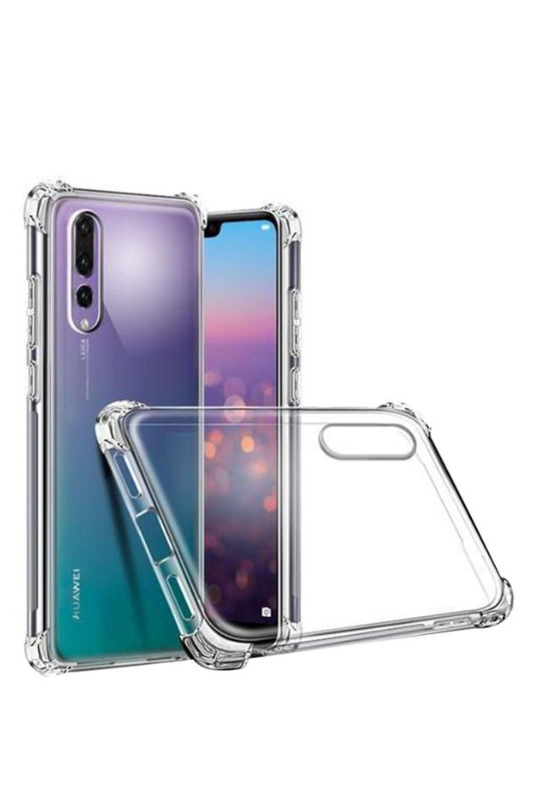 Case For Huawei P20 Pro Case, Super-Slim, Reinforced Corners, Advanced Shock-Absorbent Scratch-Resistant Transparent Tpu Case Cover For Huawei P20 Pro - Clear Fatio General Trading