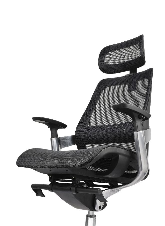 Modern Ergonomic Executive Office Chair With Headrest and Back Support