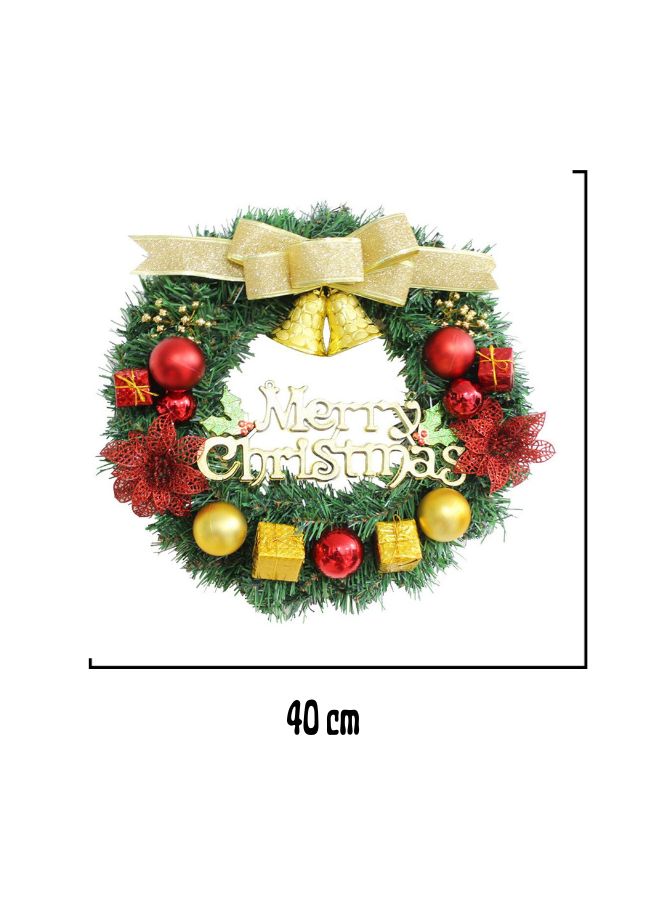 christmas wreath size