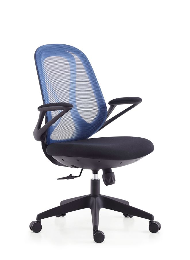 Middle Back Mesh Office Chair  Blue