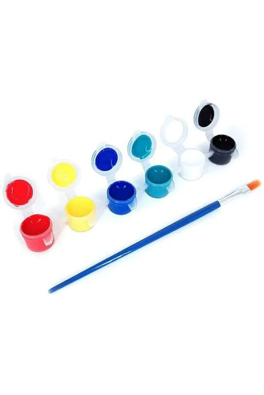 Colour Set with Paint Brush for Art and Crafts Activity  Best for kids for Recreational Activities