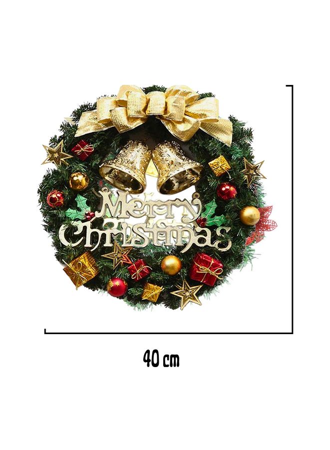 christmas wreath size