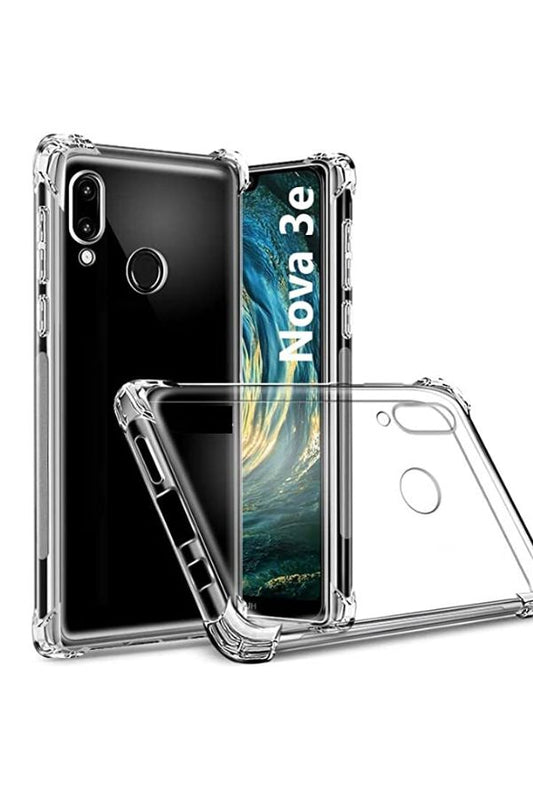 Case For Huawei P20 Lite Case, Super-Slim, Reinforced Corners, Advanced Shock-Absorbent Scratch-Resistant Transparent Tpu Case Cover For Huawei P20 Lite - Clear Fatio General Trading