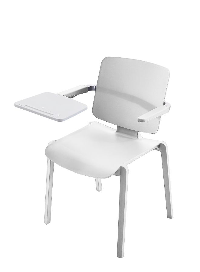 Plastic Training Chair with Writing Pad