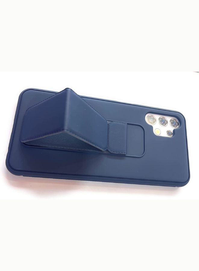 Samsung A13 4G Case Wrist Strap Magnetic Kickstand for Samsung A13 4G Cover(Dark blue) Fatio General Trading